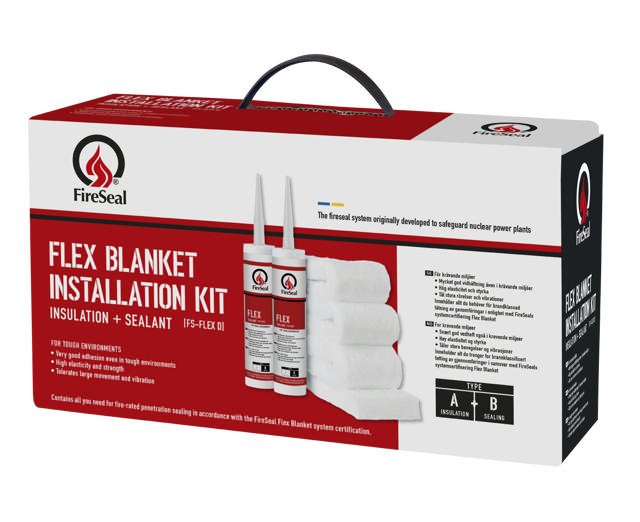 Reactive blanket system [flex d] - brandtätningssystem