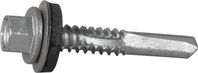 SELF-DRILLING SCREW WITH BONDED WASHER, CORRSEAL