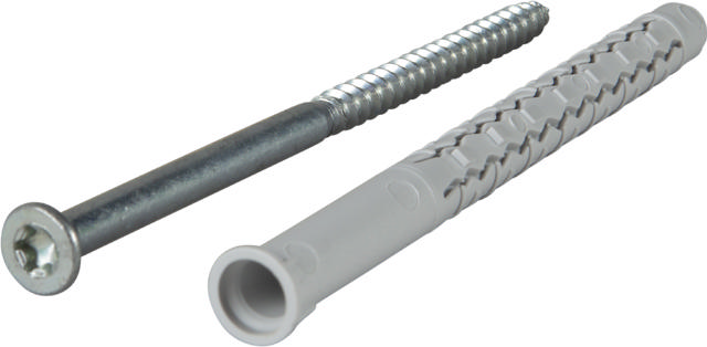 PLUG GXL INCLUDING SCREW WITH COUNTERSUNK HEAD, BRIGHT ZINC PLATED