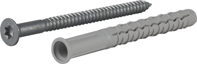 PLUG GXL INCLUDING SCREW WITH COUNTERSUNK HEAD, HOT DIP GALVANIZED