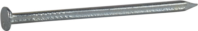GROOVED NAIL, BRIGHT ZINC PLATED