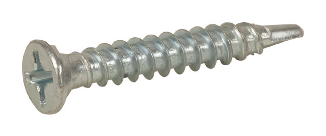COLLATED HARD DRYWALL SCREW XTR, BRIGHT ZINC PLATED