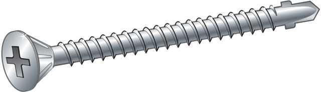 WING TIP SCREW FOR STEEL JOISTS, CORRSEAL. PH DRIVE