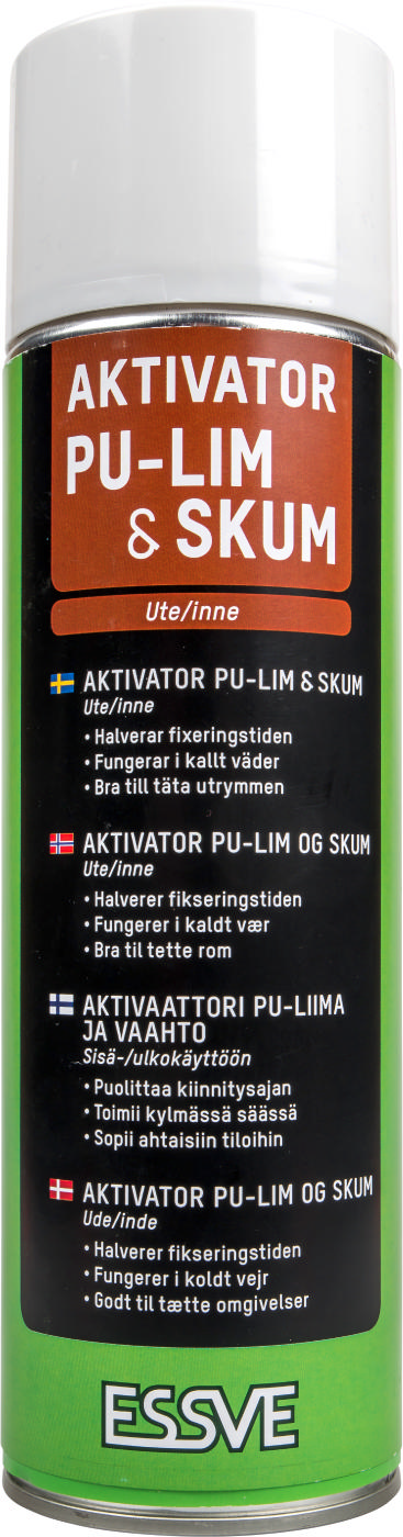 Aktivator - För PU-lim, Stenlim och Fogskum