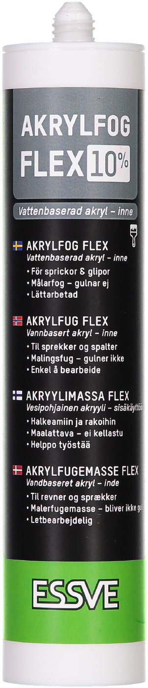 Akryl Flex 10 - Målarfog